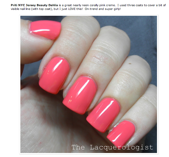 Priti NYC - Vernis à Ongles Flowers - Jersey Beauty Dahlia