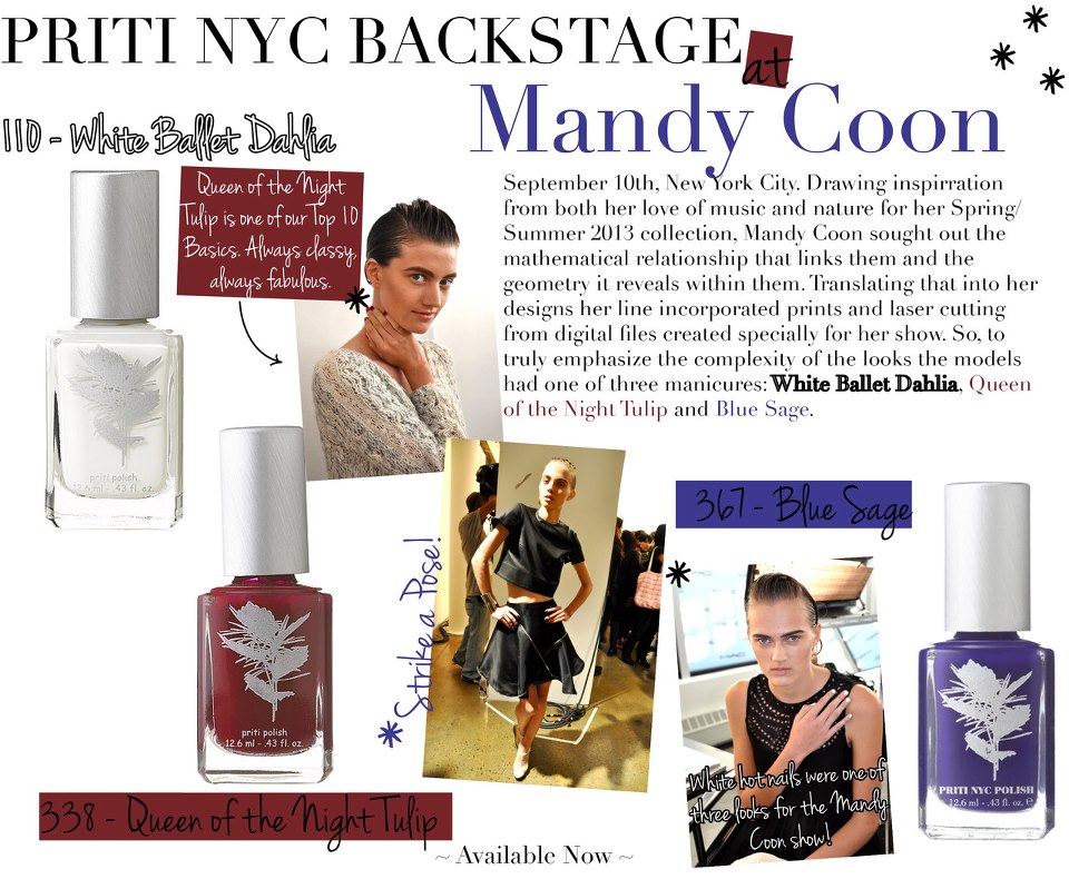 Priti NYC Backstage - Queen of the night Tulip & White Ballet Dahlia