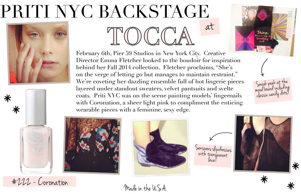 Priti NYC vernis à ongles Coronation - backstage Tocca