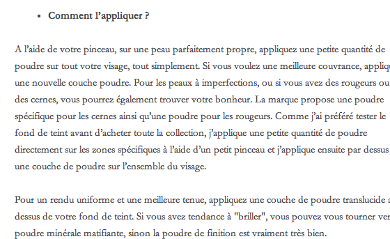 Le petit blog de Lucie - Le fond de teint minéral Lily Lolo