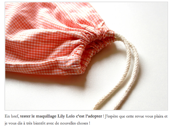Le petit blog de Lucie - Le fond de teint minéral Lily Lolo