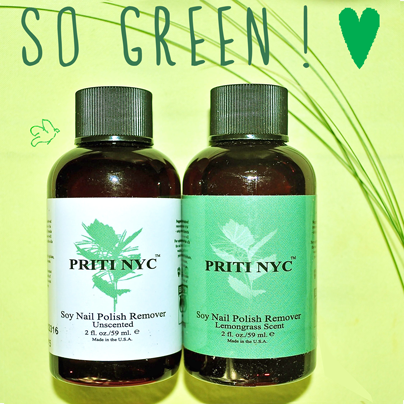 Dissolvant green au Soja Priti NYC