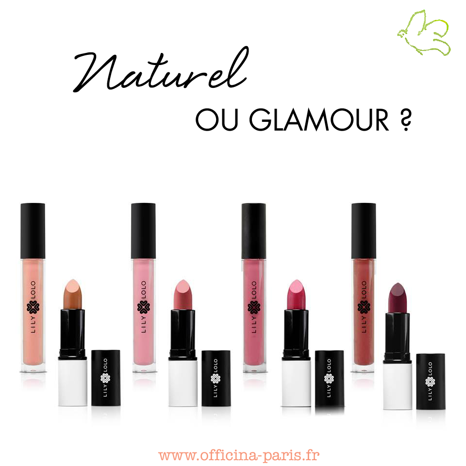 Naturel ou Glamour cet été ? Rouge et Gloss Naturel Lily Lolo