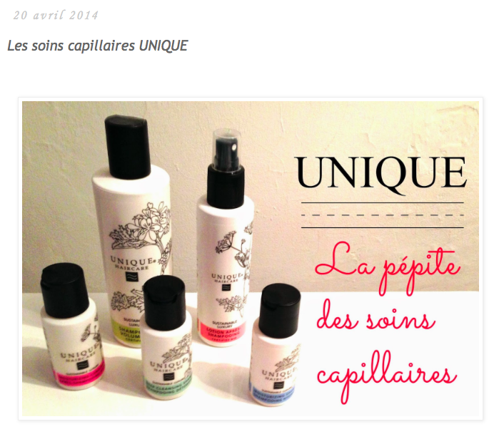 Revue des Soins Capillaires UNIQUE Haircare par Venusmag