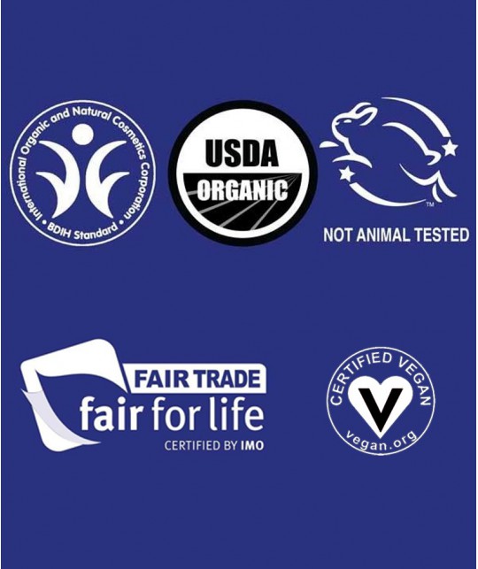 Dr. Bronner's savon bio pur végétal 18 en 1 certifications vegan fairtrade pas de test sur des animaux équitable BIDH