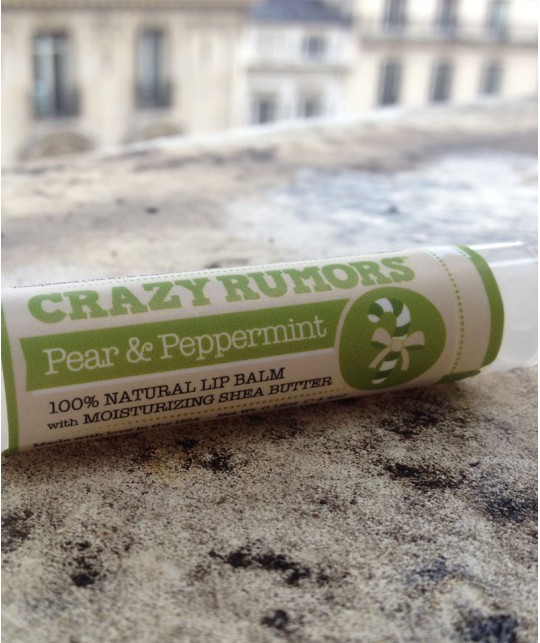 Crazy Rumors Natural Lip Balm Pear & Peppermint