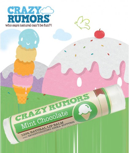 Crazy Rumors - Baume Lèvres Naturel Chocolat Menthe
