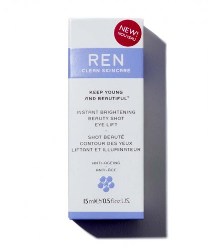 REN Skincare Shot Beauté Contour des Yeux lisser illuminer express instantanément naturel végétal cosmétique visage