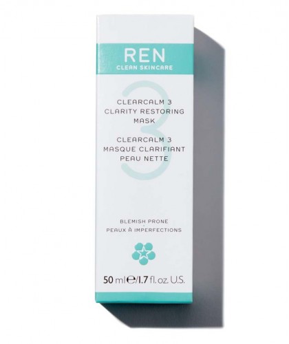 REN ClearCalm 3 Clarity Restoring Mask clean skincare acne