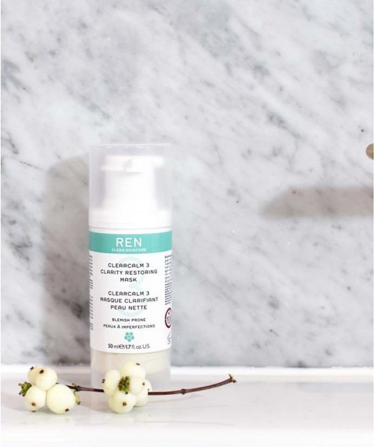 REN ClearCalm 3 Clarity Restoring Mask clean skincare acne