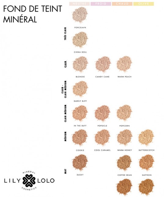 LILY LOLO Mineral-Puder Foundation SPF15 Coffee Bean