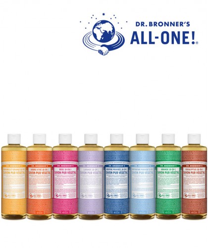 Dr. Bronner's - Organic Liquid Soap Rose 475ml - 16 oz.