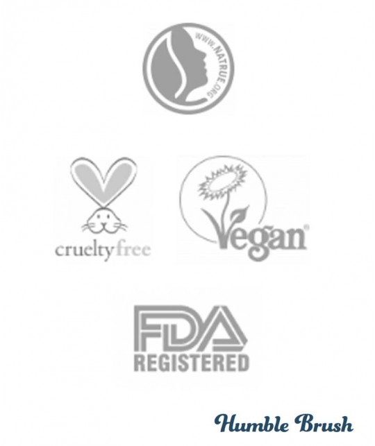 Humble Brush - Dentifrice bio au Charbon végétal Vegan cruelty free Naturel certifications