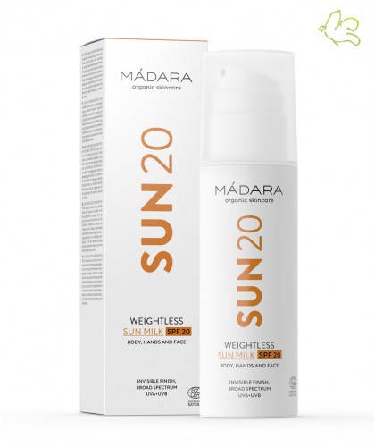 MADARA cosmetics SUN20 Weightless Sun Milk SPF 20