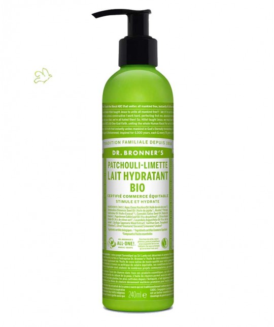 Dr. Bronner's Organic Body Lotion Patchouli Lime
