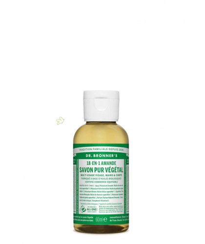 Dr. Bronner's - Liquid Soap Almond Organic mini travel 60ml