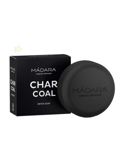 Madara cosmetics CHARCOAL Detox Seife Aktivkohle schwarz