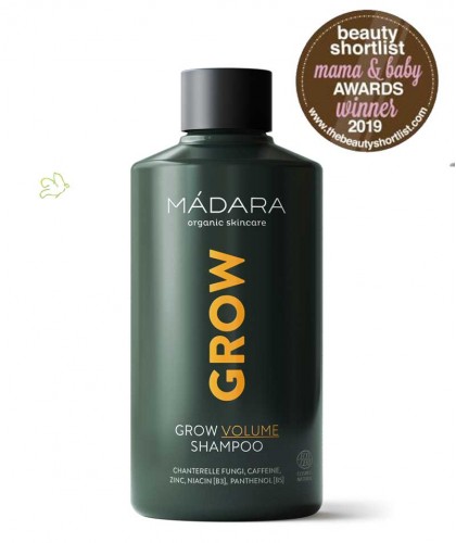 MADARA GROW Volumen Shampoo Wachstumsfördernd Naturkosmetik Pilze
