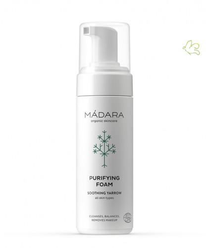 MADARA cosmétique Mousse Nettoyante Purifiante bio organic cosmetics vegan certifié acné peau grasse