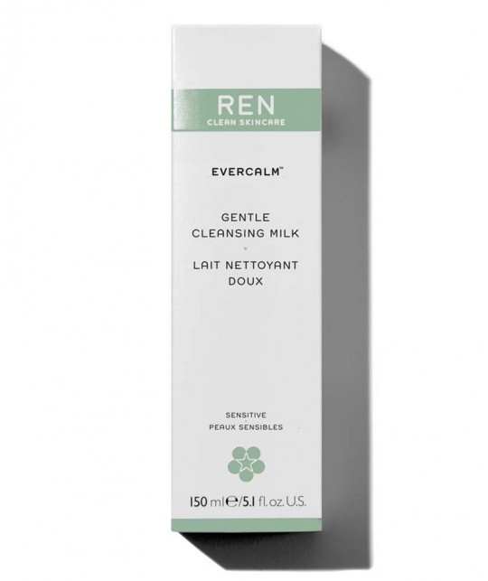 REN skincare EverCalm Gentle Cleansing Milk clean cosmetics