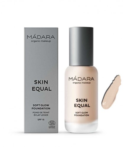 Madara organic makeup Skin Equal Foundation Grundierung Porcelain helle Haut