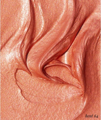 Lidschatten Naturkosmetik MADARA Pfirsich Guilty Shades Heat swatch liquid organic makeup Eye & Cheek multi-shadow