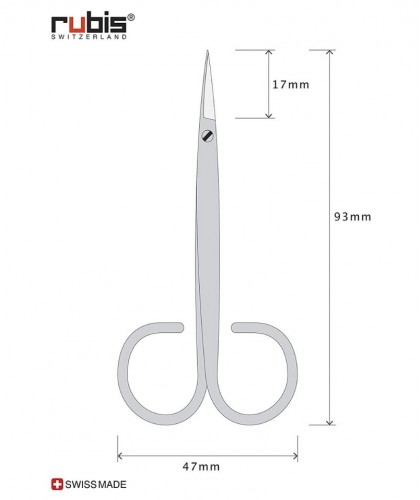 Rubis Nail Scissors Switzerland Classic Manucure professional quality