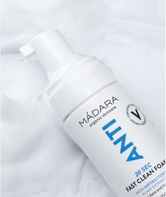 MADARA Reinigungsschaum Handhygiene ANTI Antibakterieller Fast Clean Foam Naturkosmetik