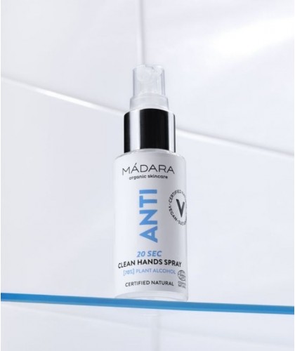 MADARA Handhygiene Spray Naturkosmetik ANTI 20 SEC Clean hands spray