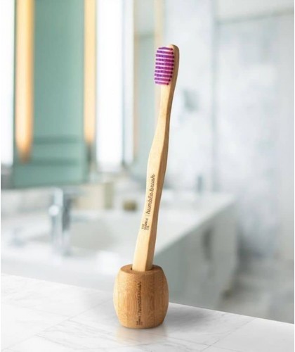 Humble Brush Bamboo Toothbrush pink Soft Nylon bristles biodegradable cruelty free