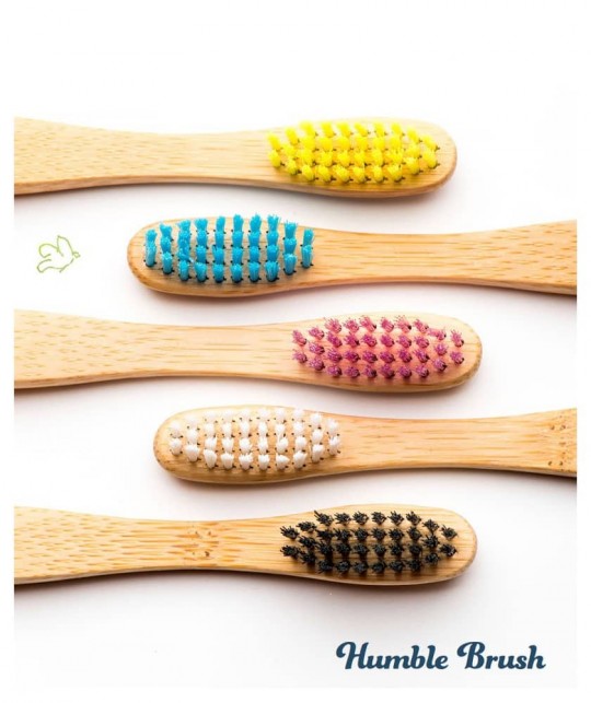 Humble Brush Bamboo Toothbrush Sustainable soft Nylon bristles BPA free Vegan Cruelty free