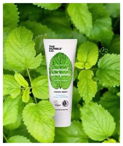 Humble Brush Natural Toothpaste Fresh Mint Zahnpasta Frische Minze Vegan cruelty free biologisch ökologisch