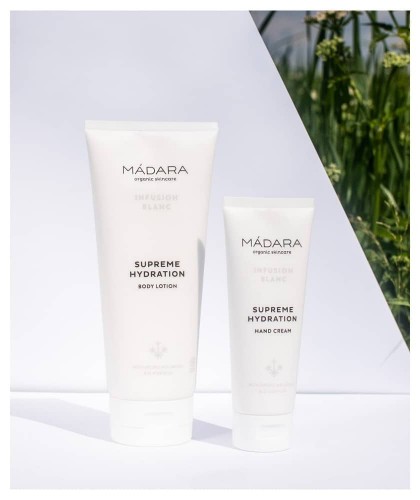 MADARA organic skincare Body Lotion Supreme Hydration Infusion Blanc