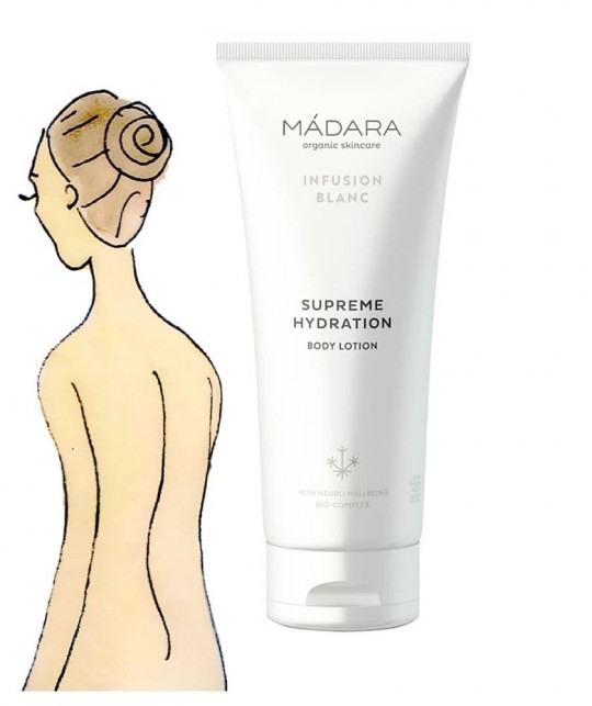 MADARA organic skincare Body Lotion Supreme Hydration Infusion Blanc