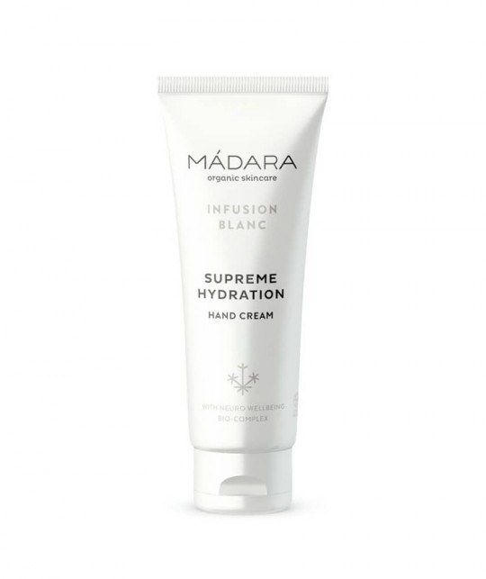 MADARA organic skincare Hand Cream Supreme Hydration Infusion Blanc