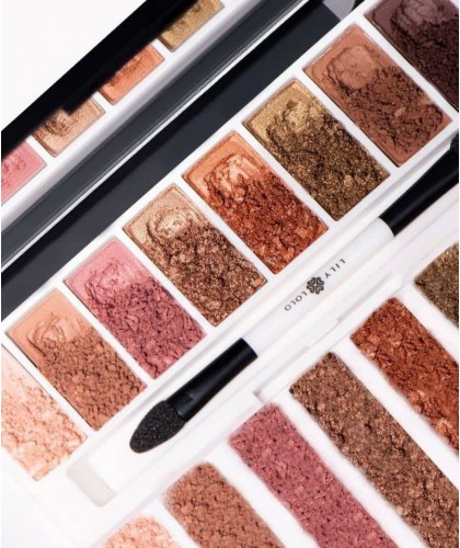 LILY LOLO Eye Palette Golden Hour mineral cosmetics eye shadow natural beauty swatch