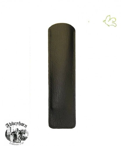 Étui cuir pour peigne en corne Abbeyhorn 13 cm