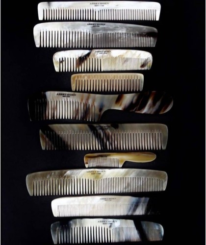 ABBEYHORN Horn Comb  handmade in UK