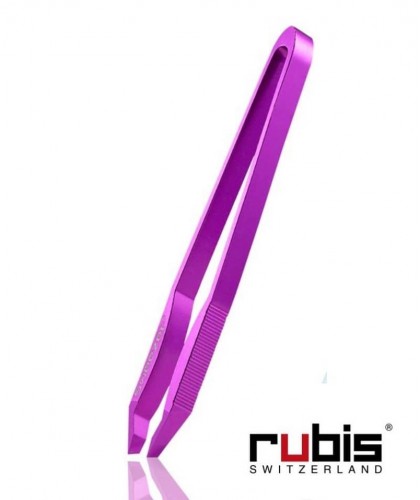 RUBIS Switzerland Pinzette Sweezer Purple Augenbrauen