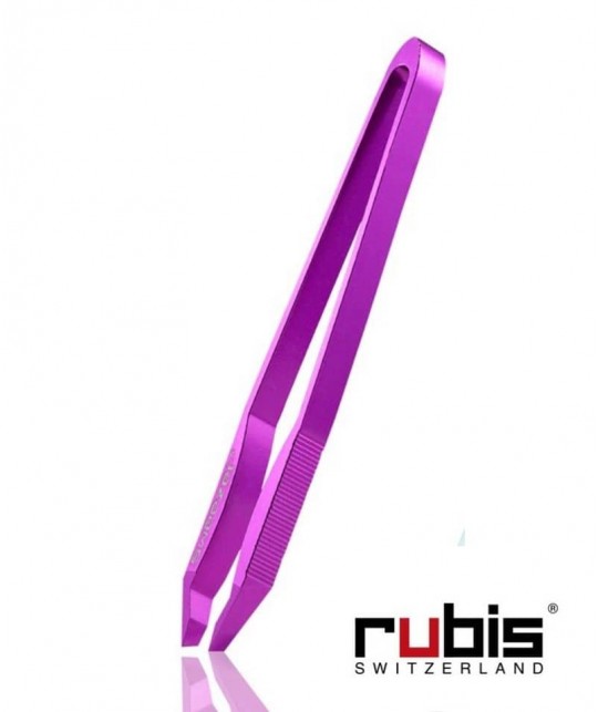 RUBIS Switzerland Tweezers eyebrows Sweezer Purple (in tube)