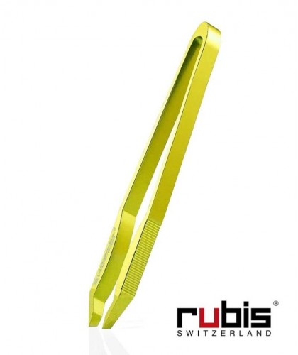 RUBIS Switzerland Tweezers eyebrows Sweezer Yellow (in tube)