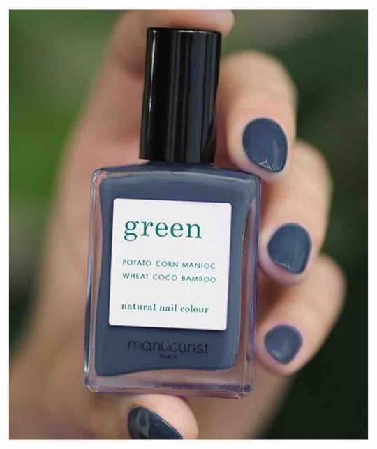 Manucurist Nail Polish GREEN Poppy Seed grey blue vegan l'Officina