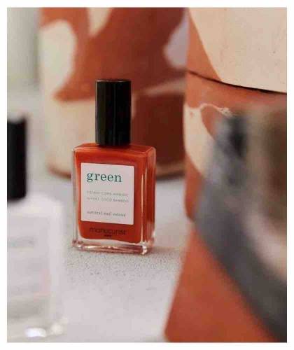 Manucurist natural Nail Polish GREEN Terracotta earth red l'Officina Paris