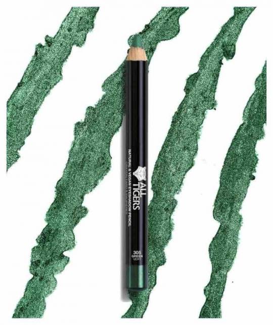 ALL TIGERS Eyeshadow Pencil GREEN 305 natural eyeliner