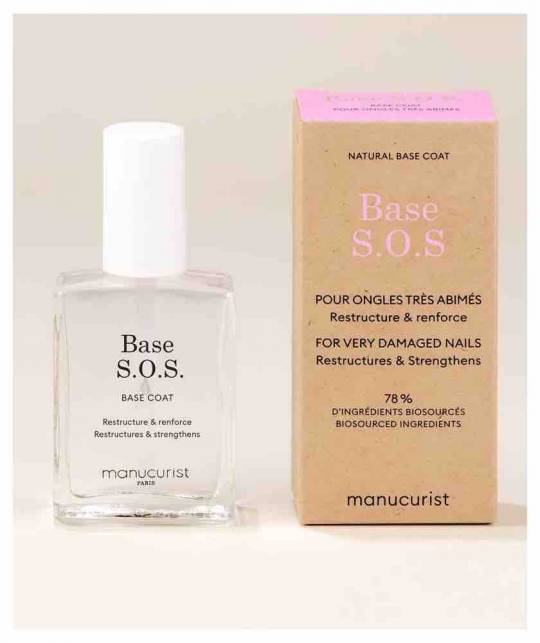 Manucurist nail care Base S.O.S. natural manicure GREEN beauty