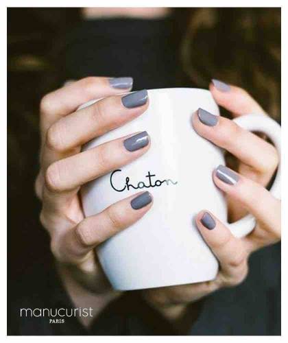 Manucurist Nagellack UV Grau N°2 Taupe Graubraun