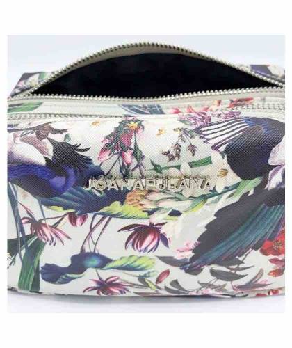 Wash Bag beauty essentials Treasure Garden - grey Vegan gift idea Joana Fulana
