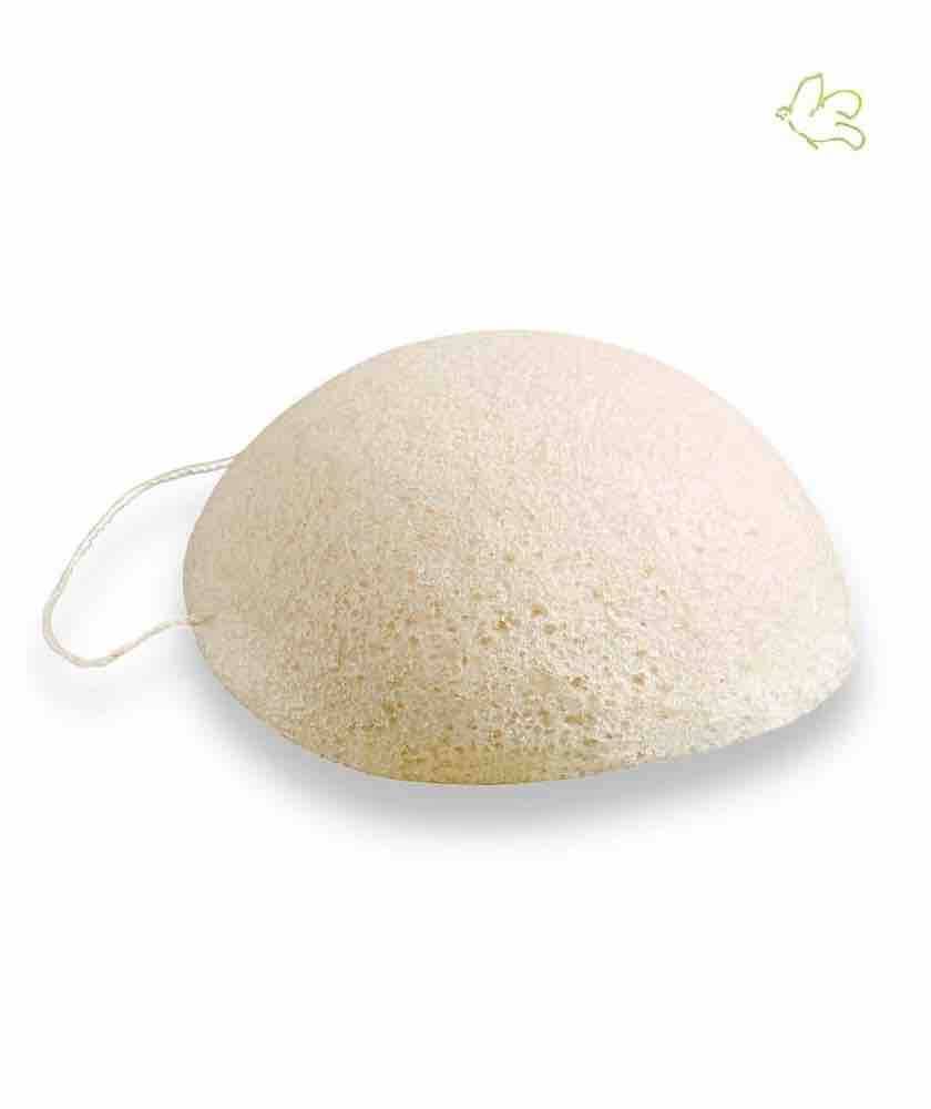 Éponge Konjac Naturelle XL Pour Gommage Du Corps - Exfoliant Végétal 100% Naturel
