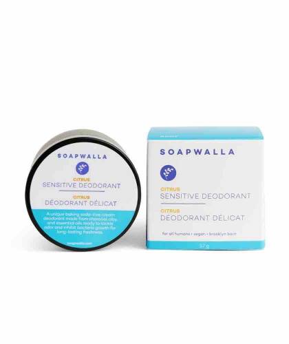 Soapwalla Deodorant Cream Citrus Sensitive Skin natural organic