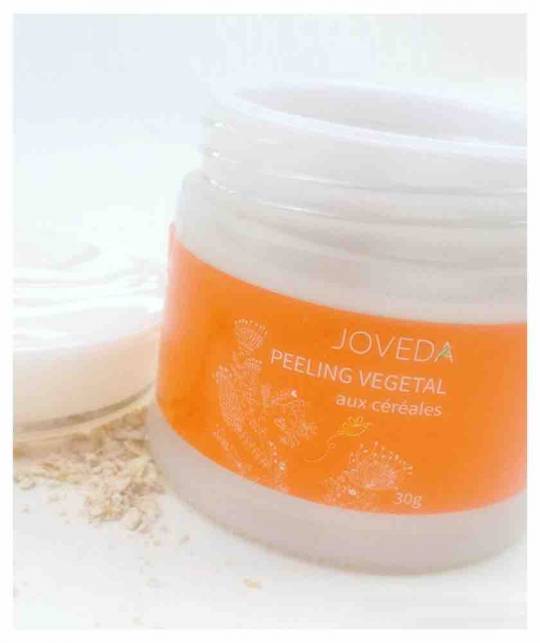 Joveda Veg Peel with cereals 30g vegan natural ayurvedic skincare